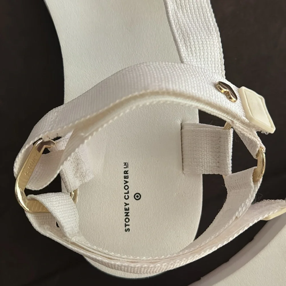 Stoney Clover Lane x Target White Strappy Sport Sandals - Size 10